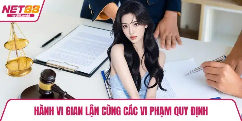 Hành vi gian lận cùng các vi phạm quy định